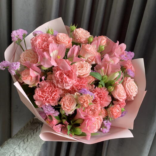 Розовый букет 🌸