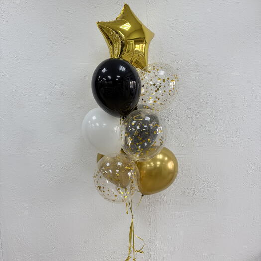 Set of helium 234 balloons - for men ( aerodesign )