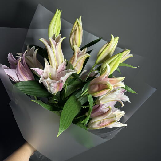 Букет Розовые Лилии🌺