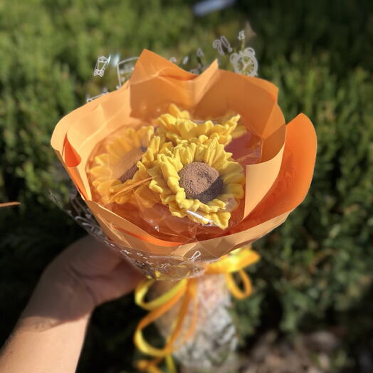 Букет шоколада подсолнухи 🌻