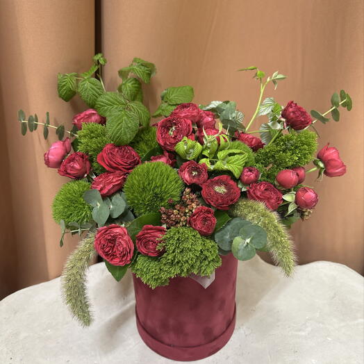 Кустовая Роза в коробке 💕