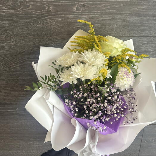 Букет из нежных георгин 🌷