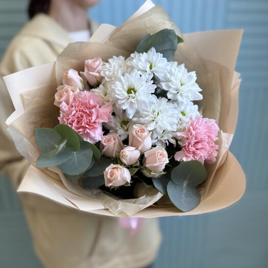 Сборный с кустовой розой 🌼