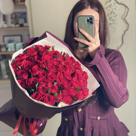 Букет из 51 розы