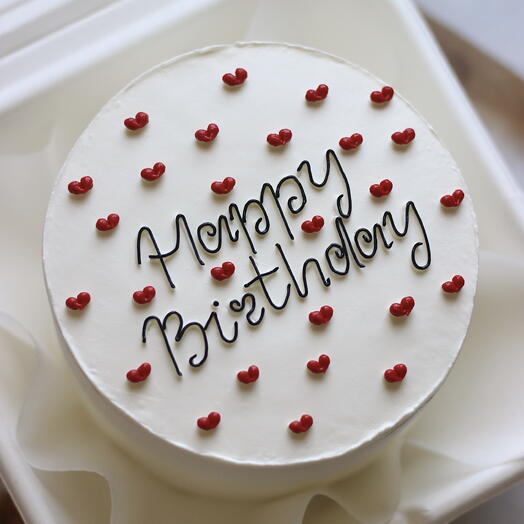 Торт на день рождения "Happy birthday" 600гр