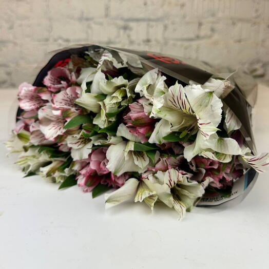 Альстромерия микс 10 штук пачка