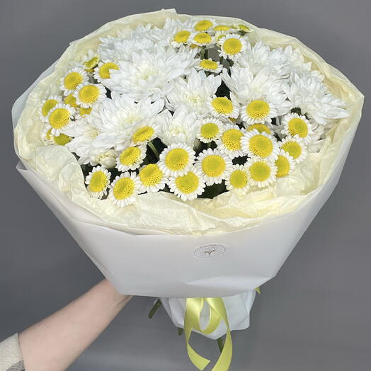 Микс хризантемы и сантини