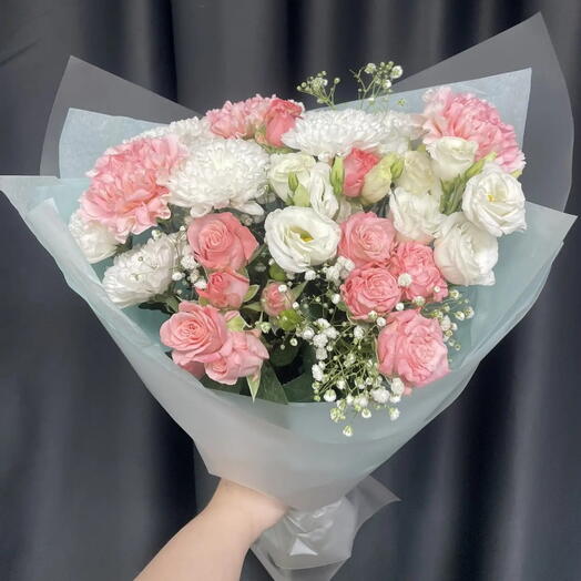 🌸Букет с кустовой розой🌸