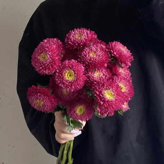 Яркие кустовые астры 🌺 3