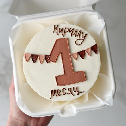 Бенто торт на 1 месяц на день рождения малыша