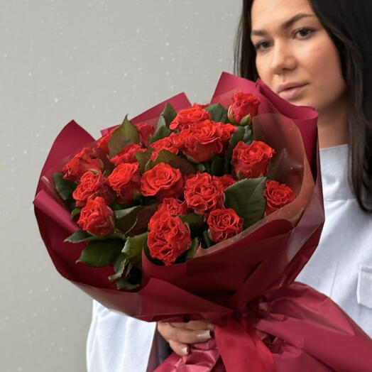 Букет из красной розы Эльторо