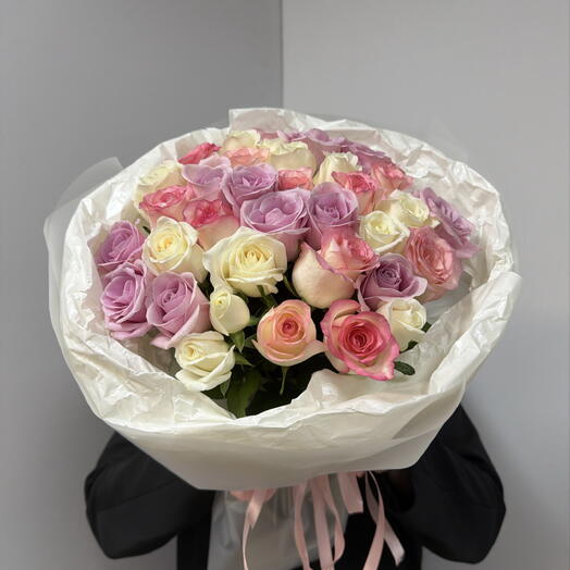 Микс из 35 роз