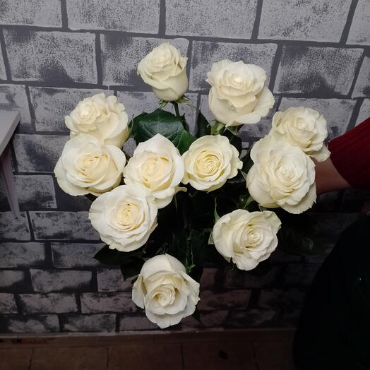 Роза Белая 11шт