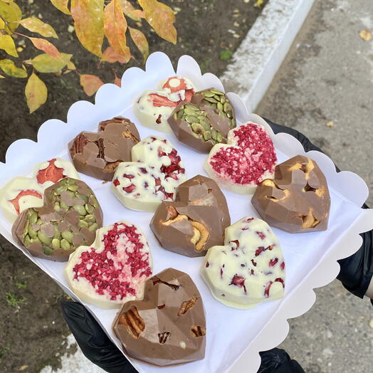 Шоколадные сердечки