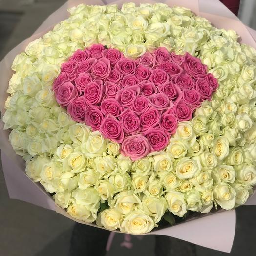 Сердечко из роз