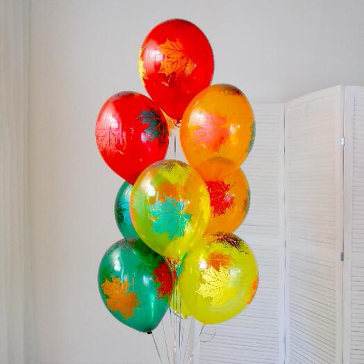 Fountain of balloons "Listopad"