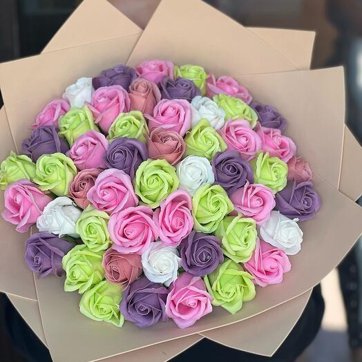 51 rosas de jabón