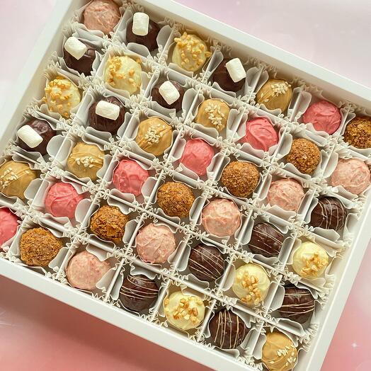 Шоколадные трюфели ручной работы 42шт