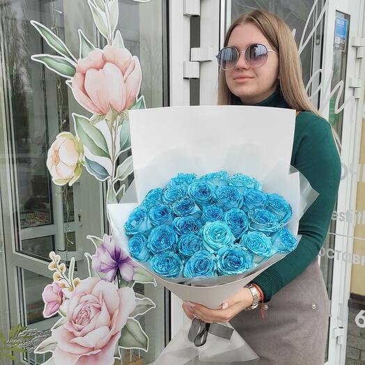 Синии розы