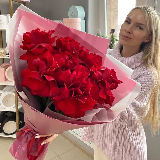 French Red roses