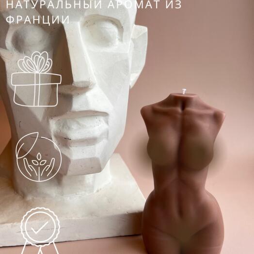 Свеча VENUS COCOA из соевого воска, 14см