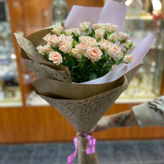 Delicadas rosas arbustivas