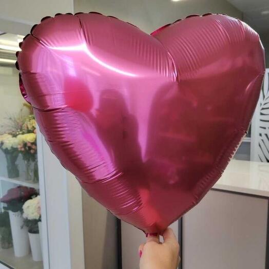 Foil balloon heart