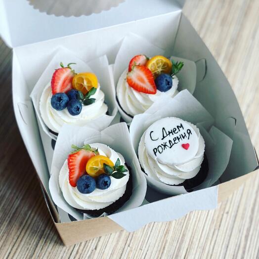 Cupcakes "happy birthday"