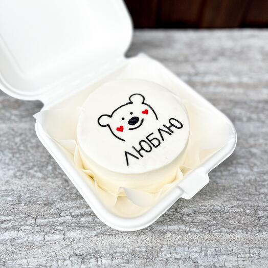 Pastel de Bento "Vainilla/frambuesa"