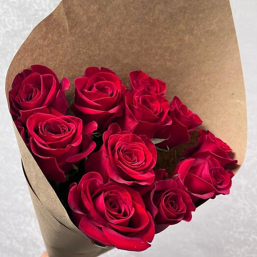 Розы 11 штук 70 см
