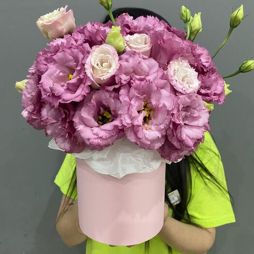 Eustoma en el cilindro