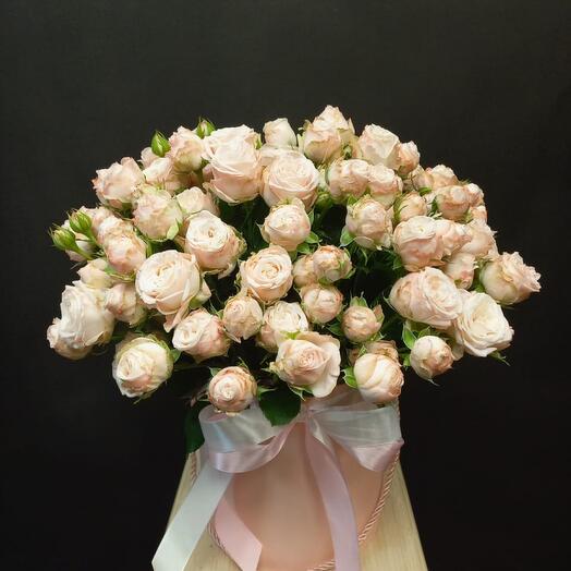 31 Bush roses in a box