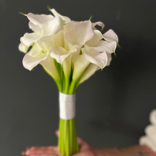 Wedding Bouquet with white Calla lillies