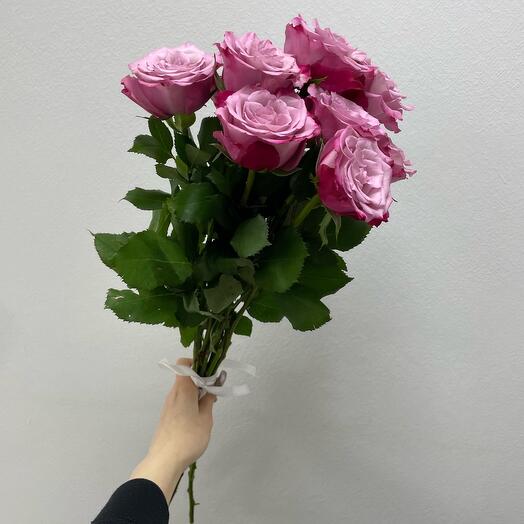 Букет роз Infused Pink 9 шт