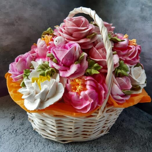 Зефирные цветы 💐