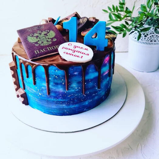 Торт на 14 лет