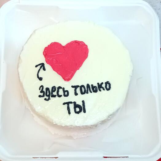Бенто-торт "полкило ". Здесь только ты