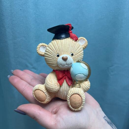 Копилка мишка с глобусом