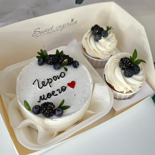 Бенто-торт + Капкейки на День Отца