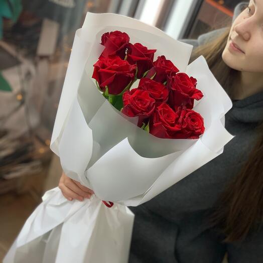 Моно букет из роз