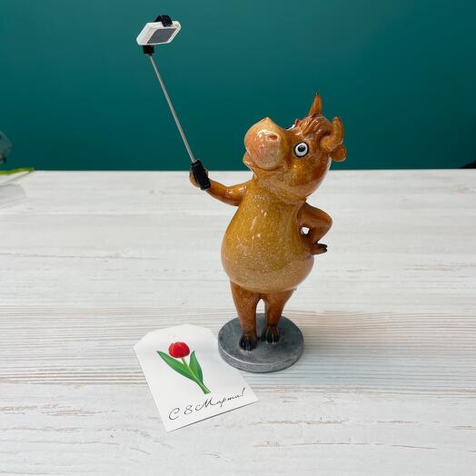 Коровка селфи