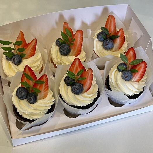 Cupcakes 6 pieces