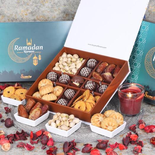 Ramadan Delight Gift Box Green