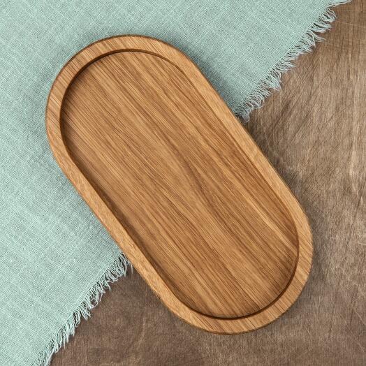 Поднос интерьерный "Deco Wood" из натурального дуба
