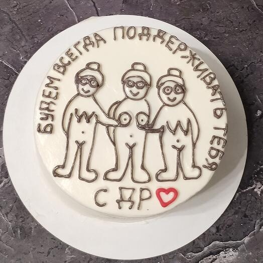 Бенто торт " будем поддерживать "