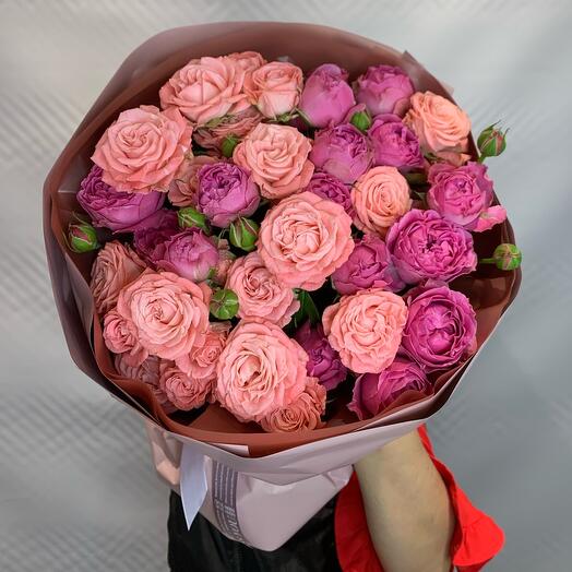 Mezcla De Arbustos En Forma De Peonía Rosas️️️️