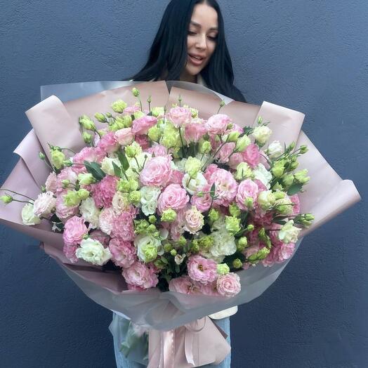 Букет из эустомы 63 шт Birthday flowers