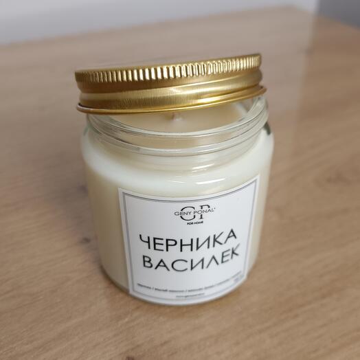 Ароматическая свеча «Черника Василек»