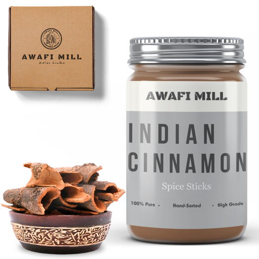 AWAFI MILL Indian Cinnamon Sticks | Dalchini - Bottle of 100 Gram