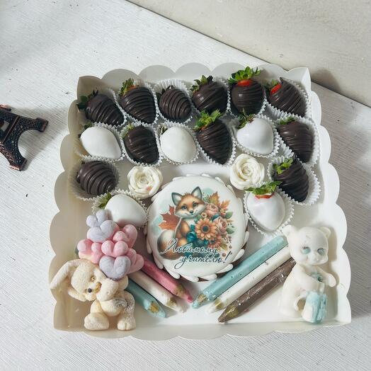 Клубника в шоколаде учителью